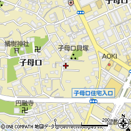 神奈川県川崎市高津区子母口246-2周辺の地図