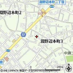 神奈川県相模原市中央区淵野辺本町3丁目22-16周辺の地図