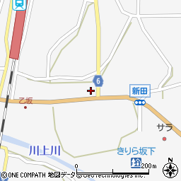 岐阜県中津川市坂下965-4周辺の地図