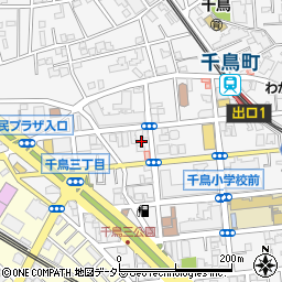 東京都大田区千鳥3丁目14-5周辺の地図