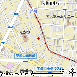 神奈川県川崎市高津区子母口505-13周辺の地図