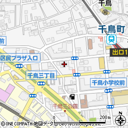 東京都大田区千鳥3丁目14-3周辺の地図