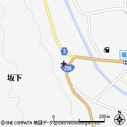 岐阜県中津川市坂下2519周辺の地図