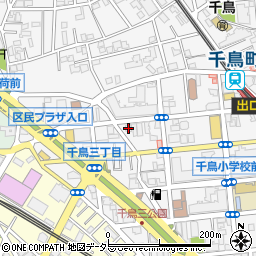 東京都大田区千鳥3丁目14-2周辺の地図