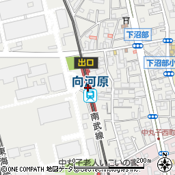 向河原駅 神奈川県川崎市中原区 駅 路線図から地図を検索 マピオン
