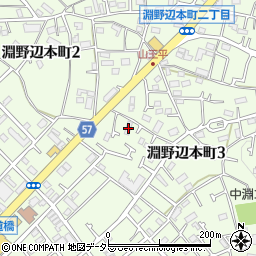 神奈川県相模原市中央区淵野辺本町3丁目22-15周辺の地図