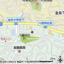東京都町田市金井ヶ丘2丁目3-18周辺の地図