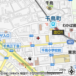 東京都大田区千鳥3丁目15-3周辺の地図