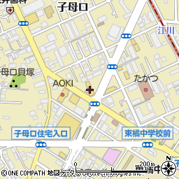 神奈川県川崎市高津区子母口336周辺の地図