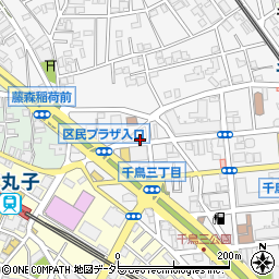 東京都大田区千鳥3丁目10周辺の地図