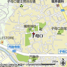 神奈川県川崎市高津区子母口63-2周辺の地図