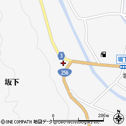 岐阜県中津川市坂下2516周辺の地図