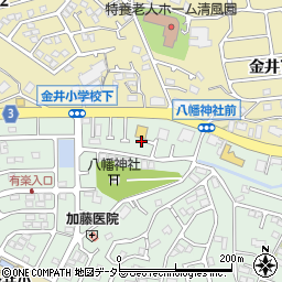 東京都町田市金井ヶ丘2丁目3-16周辺の地図
