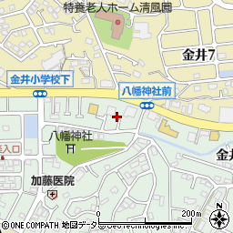 東京都町田市金井ヶ丘2丁目3-8周辺の地図