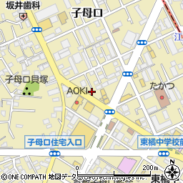 神奈川県川崎市高津区子母口349-4周辺の地図