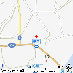 岐阜県中津川市坂下337-1周辺の地図