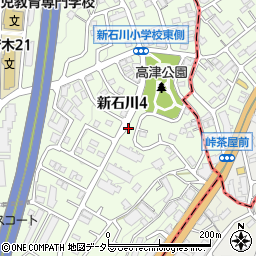 高津第二公園周辺の地図