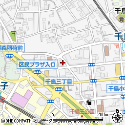 東京都大田区千鳥3丁目9周辺の地図