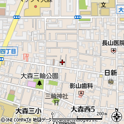 戸島屋周辺の地図