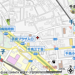 東京都大田区千鳥3丁目9-2周辺の地図