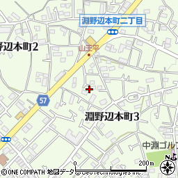 神奈川県相模原市中央区淵野辺本町3丁目24-15周辺の地図