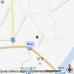 岐阜県中津川市坂下338-2周辺の地図