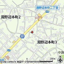 神奈川県相模原市中央区淵野辺本町3丁目24-35周辺の地図