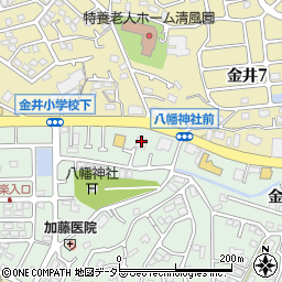 東京都町田市金井ヶ丘2丁目2-13周辺の地図
