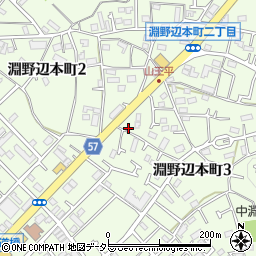 神奈川県相模原市中央区淵野辺本町3丁目24-37周辺の地図