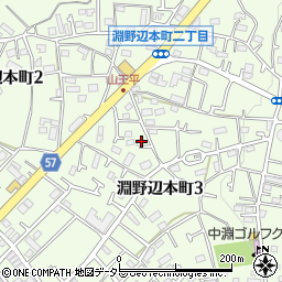 神奈川県相模原市中央区淵野辺本町3丁目24-21周辺の地図