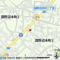 神奈川県相模原市中央区淵野辺本町3丁目24-36周辺の地図
