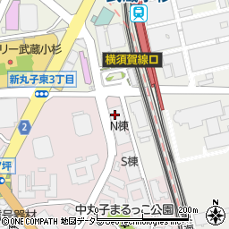 中華 四川料理 WANG’S GARDEN 武蔵小杉店周辺の地図