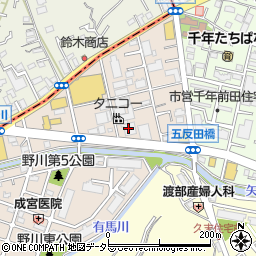 タニコー株式会社　川崎営業所周辺の地図