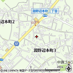 神奈川県相模原市中央区淵野辺本町3丁目24-16周辺の地図