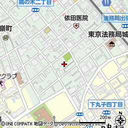 東京都大田区鵜の木2丁目32周辺の地図