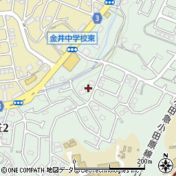 金井戸場第2児童公園周辺の地図