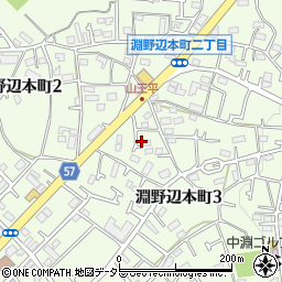 神奈川県相模原市中央区淵野辺本町3丁目24-14周辺の地図