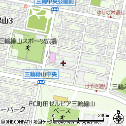 東京都町田市三輪緑山周辺の地図