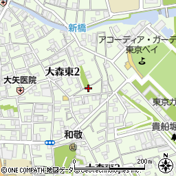 茨田荘周辺の地図