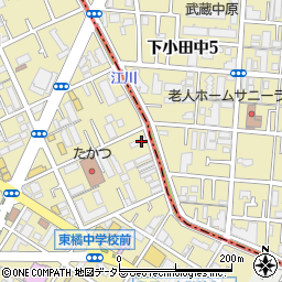 神奈川県川崎市高津区子母口504-1周辺の地図
