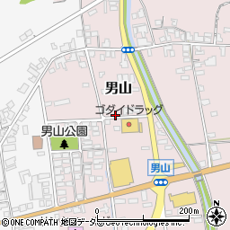 京都府与謝郡与謝野町男山周辺の地図