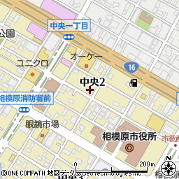 菅野製麺所　神奈川営業所周辺の地図