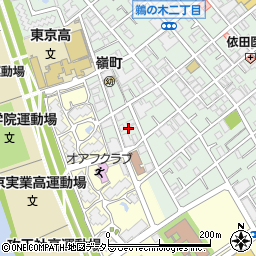 東京都大田区鵜の木2丁目43周辺の地図