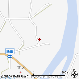 岐阜県中津川市坂下388周辺の地図