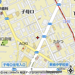 神奈川県川崎市高津区子母口346周辺の地図