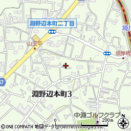 神奈川県相模原市中央区淵野辺本町3丁目27-34周辺の地図