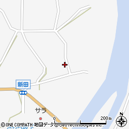 岐阜県中津川市坂下351周辺の地図