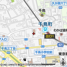 東京都大田区千鳥3丁目7周辺の地図