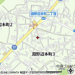神奈川県相模原市中央区淵野辺本町3丁目24-18周辺の地図