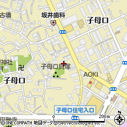 神奈川県川崎市高津区子母口224周辺の地図